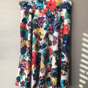 Agnes and Dora MIDI Skirt Sz Large